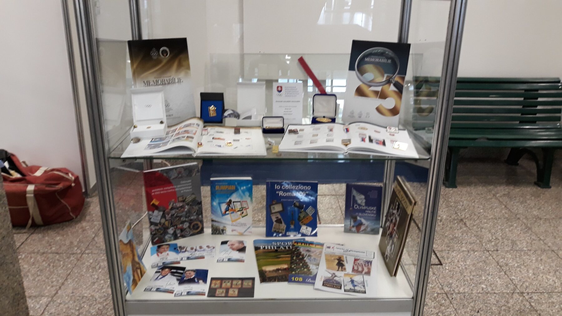 Výstava olympijských artefaktov SSOŠZ v Inchebe